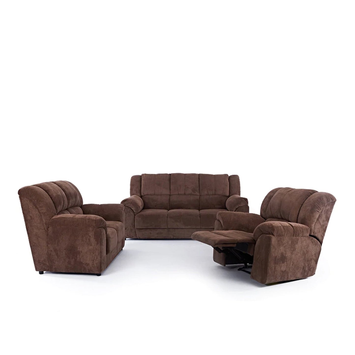 Gomma Gomma Bella 3 Piece Lounge Suite - Brown
