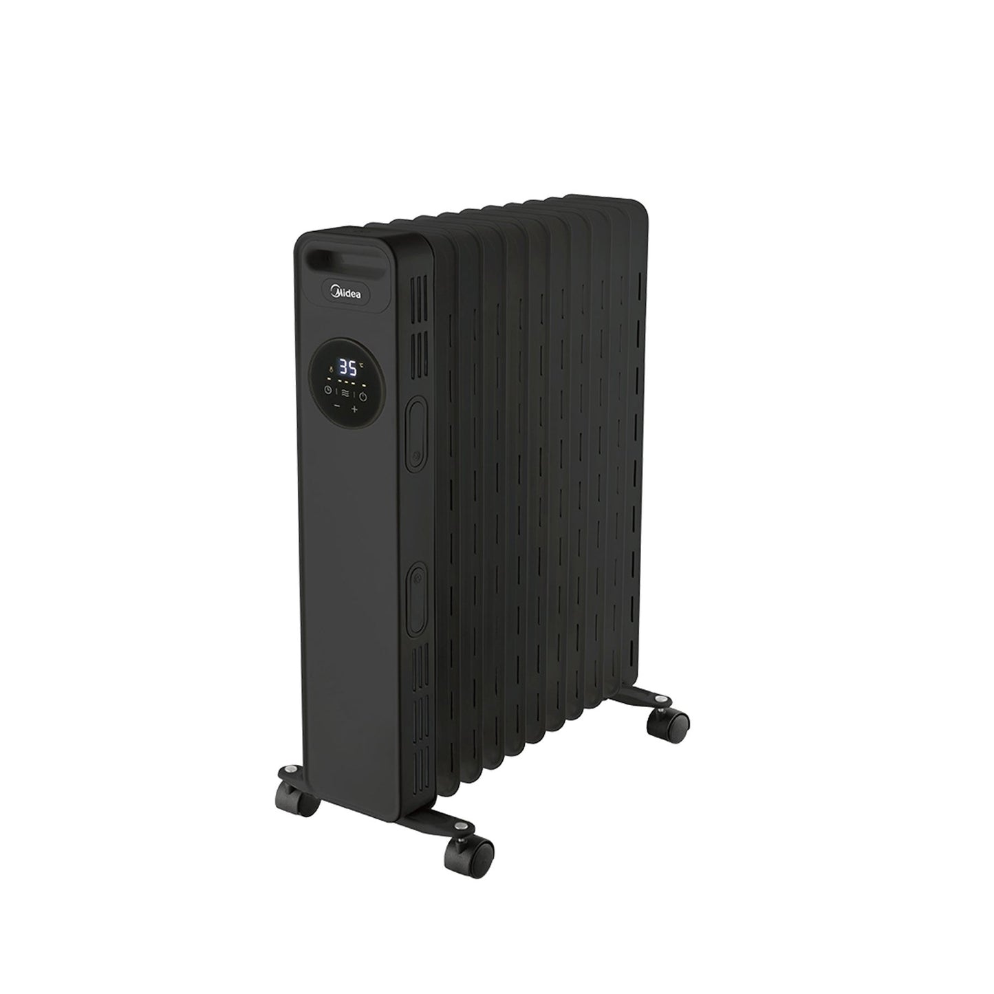Midea – Deluxe 9 Fin Oil Heater with Remote NY2009-20MR
