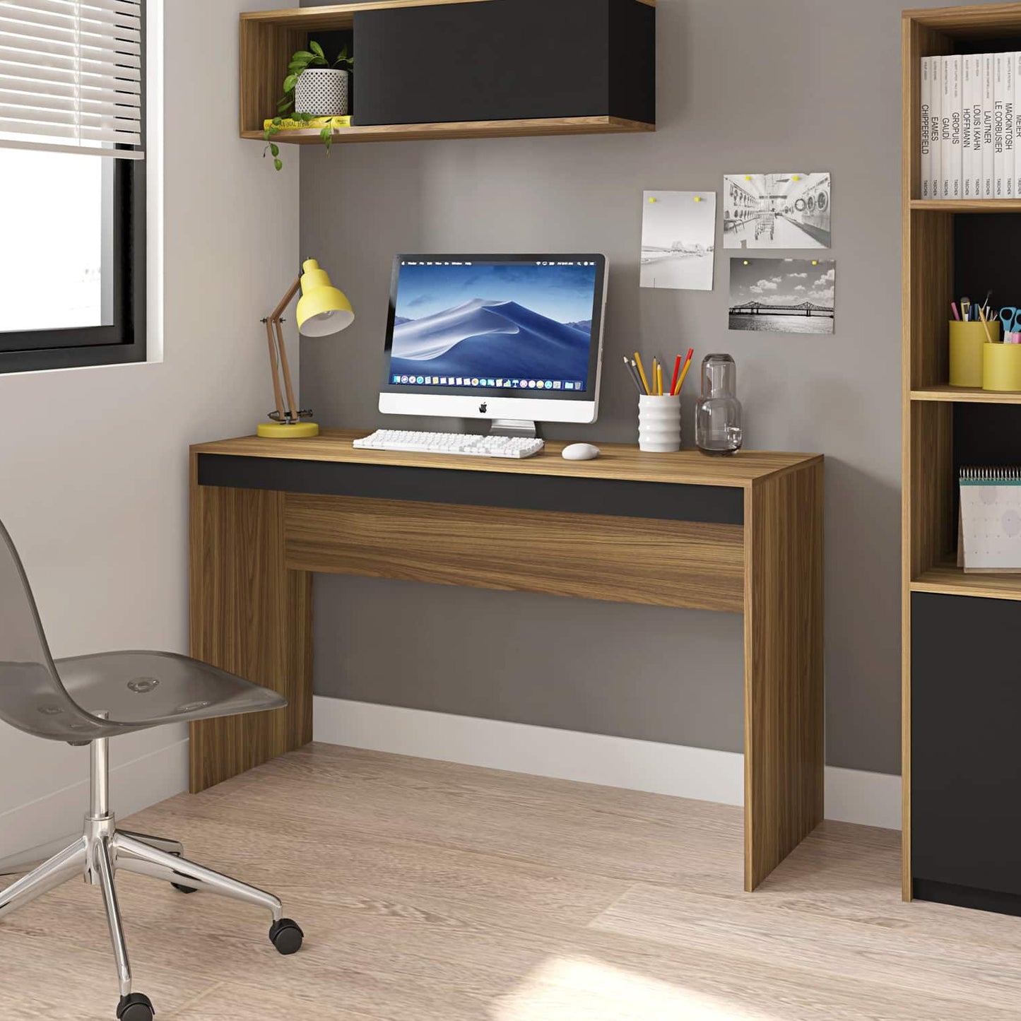 Recta Office Desk – Black TX – Lamina Mel