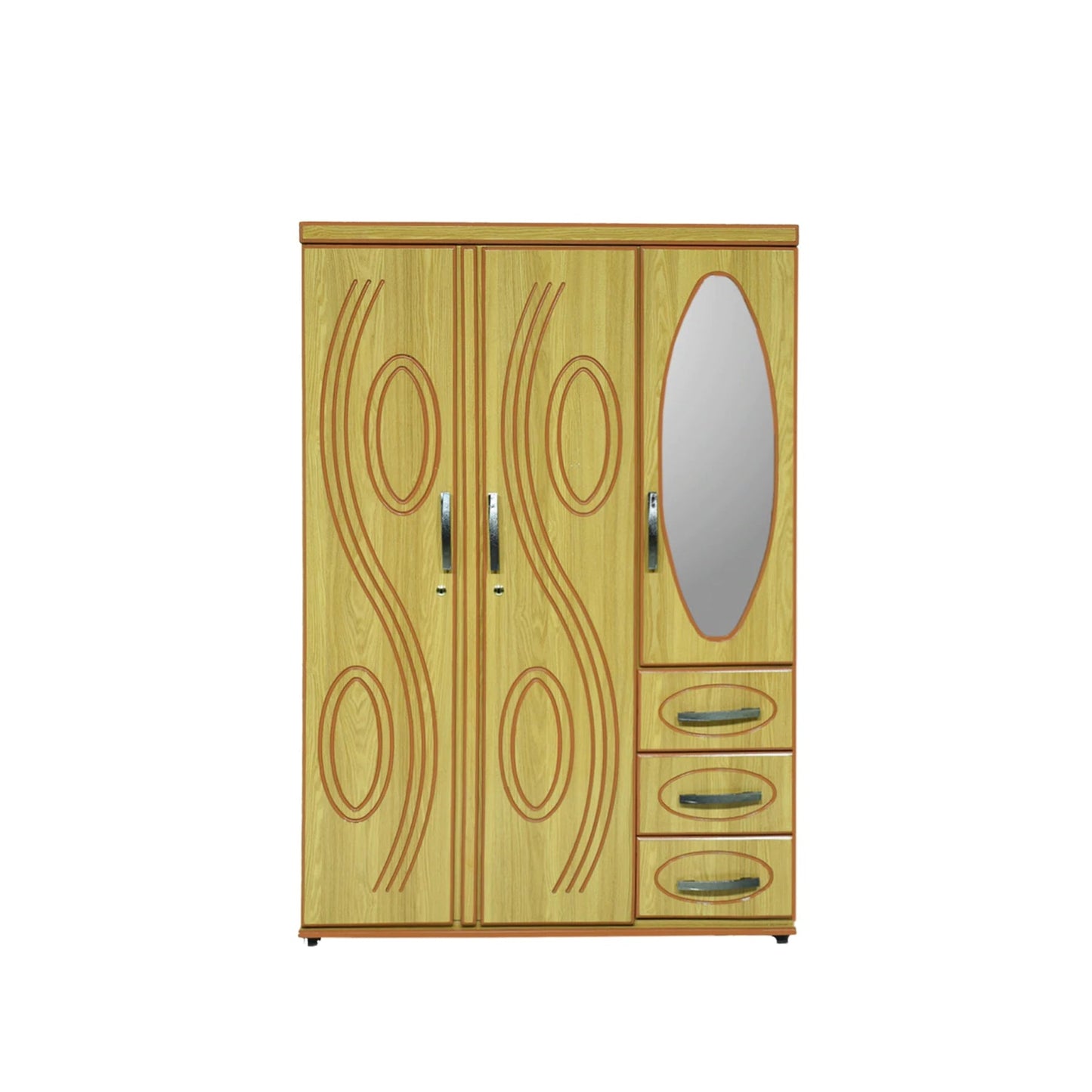 Queen 3 Door Robe Oak