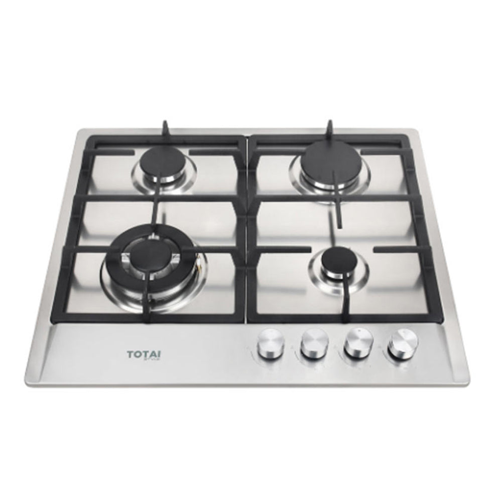 Totai 4 Burner Stainless Steel Gas Hob - 03/TS4BNR-SS