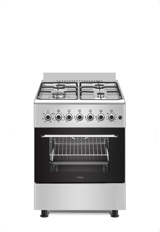 TOTAI STYLE 60CM 4 BURNER GAS STOVE WITH ELECTRIC OVEN - 03/T700E