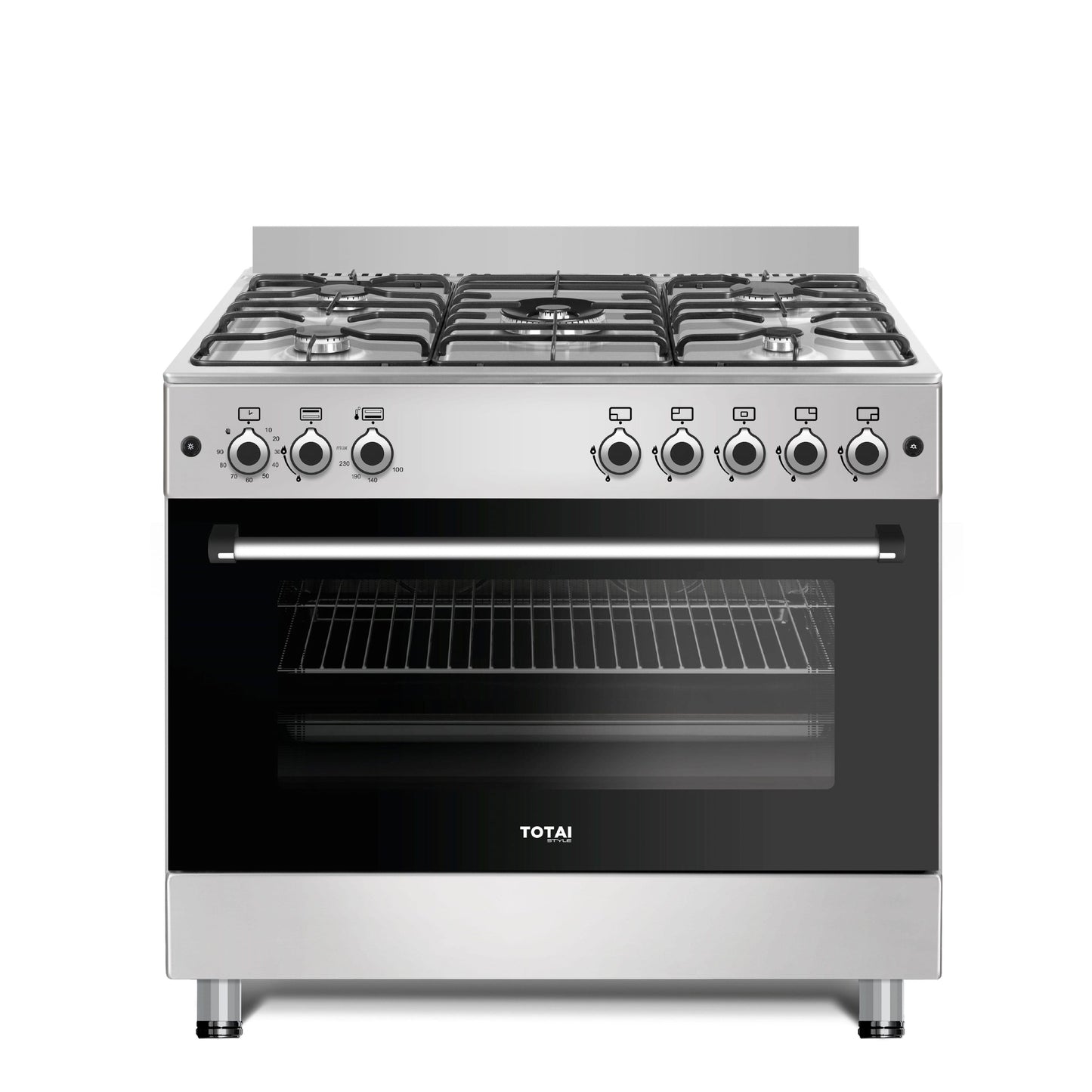 TOTAI STYLE 90CM 5 BURNER FULL GAS COOKER - 03/T800
