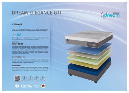 iDream Dream Elegance GTI Waterfall NT Double Bed