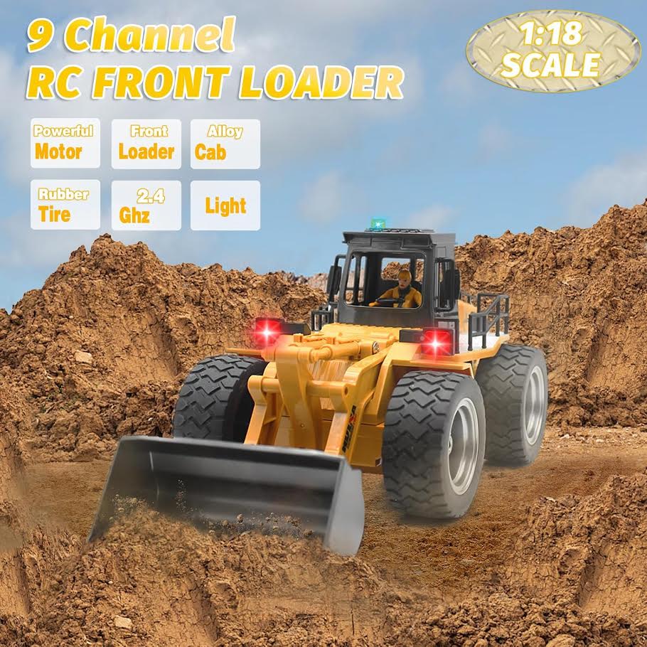 RC Grader/Tractor With Moving Arm