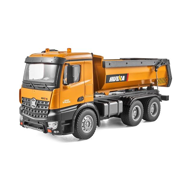 Remote Controlled Dump Truck Orange & Black