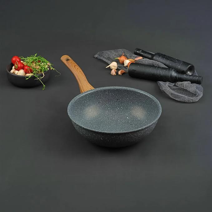 Leydi Natura 28cm Wok Pan Grey