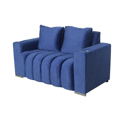 Lisbon 2 Division Couch Blue