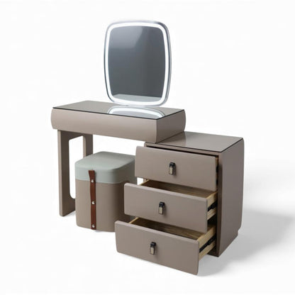 Dressing Table With Rectangle LED Mirror 9863