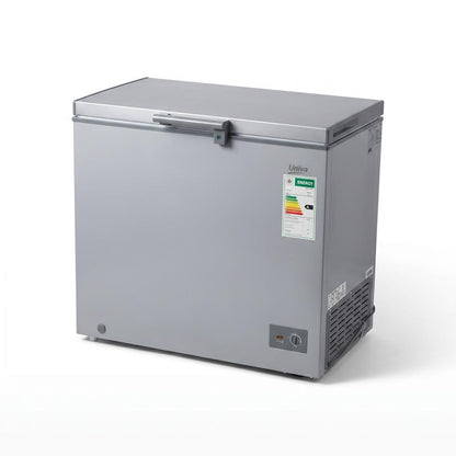 Univa 198Lt Chest Freezer Metallic UCF215M
