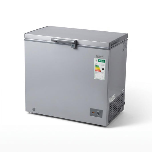 Univa 198Lt Chest Freezer Metallic UCF215M