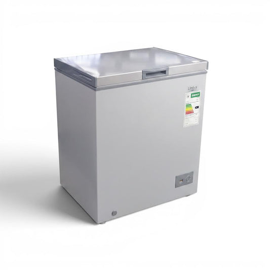 Univa 142Lt Chest Freezer Metallic UCF185M