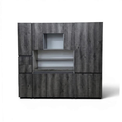 Manhattan 3 Piece Kitchen Scheme - Grey (+ Free Airfryer)