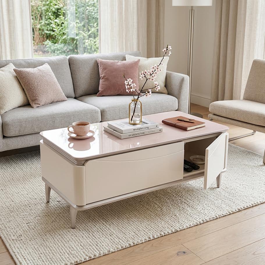 CA Coffee Table White