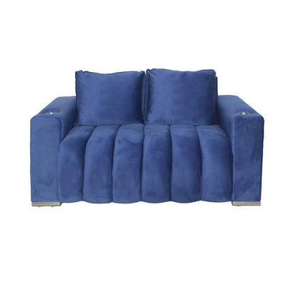 Lisbon 2 Division Couch Blue