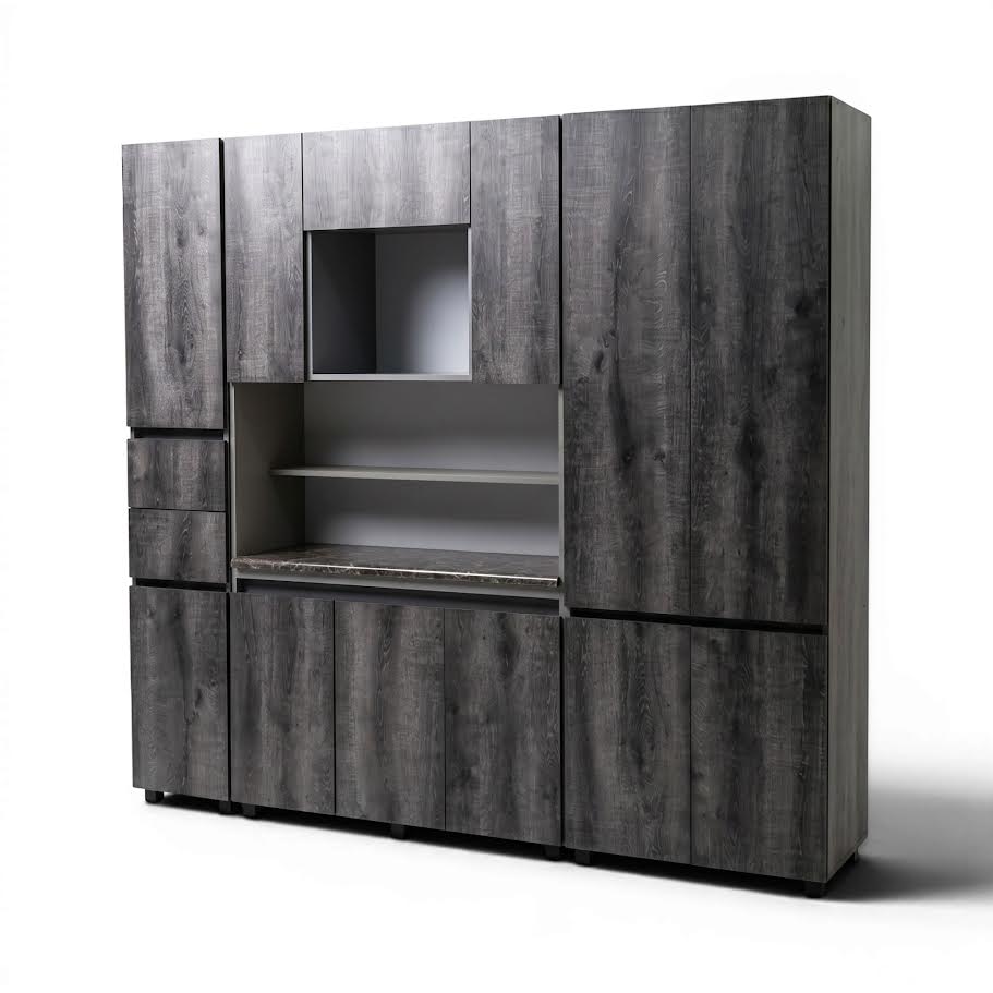 Manhattan 3 Piece Kitchen Scheme - Grey (+ Free Airfryer)