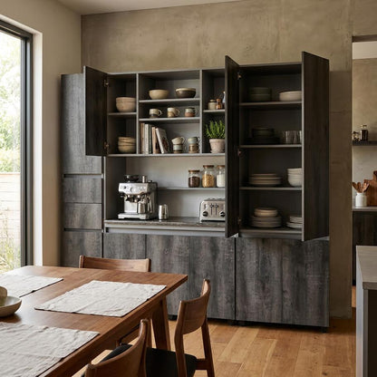 Manhattan 3 Piece Kitchen Scheme - Grey (+ Free Airfryer)