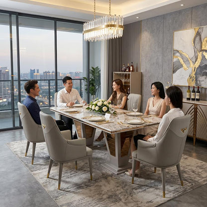 CA Bentley Inspired 9 Piece Dining Suite