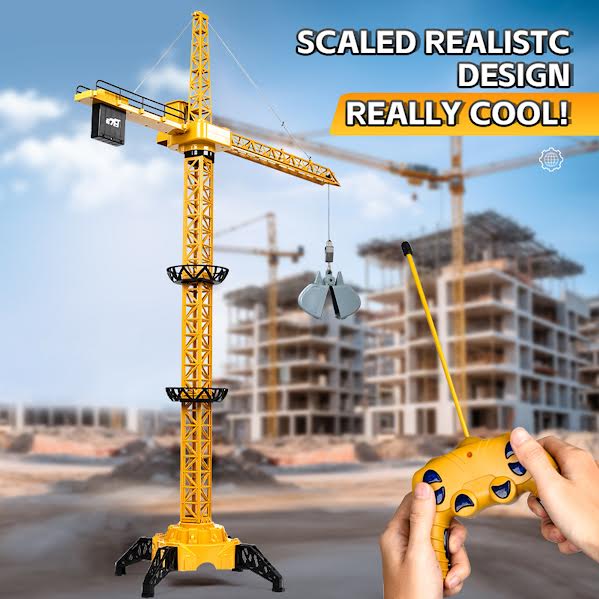 RC High Rise Tower Crane Orange
