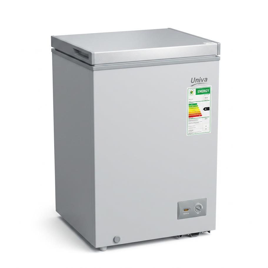 Univa 98Lt Chest Freezer Metallic UCF120M