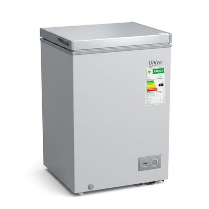 Univa 98Lt Chest Freezer Metallic UCF120M