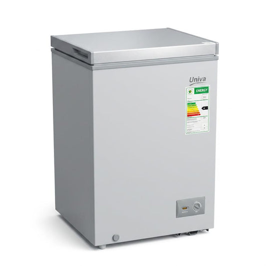 Univa 98Lt Chest Freezer Metallic UCF120M