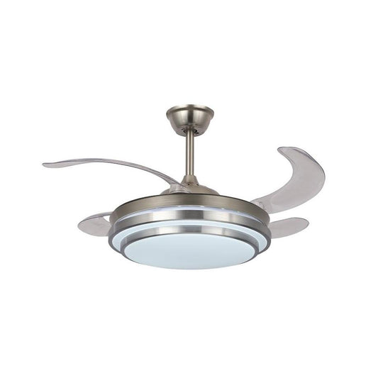 Retractable Ceiling Fan with LED Light  - Medium