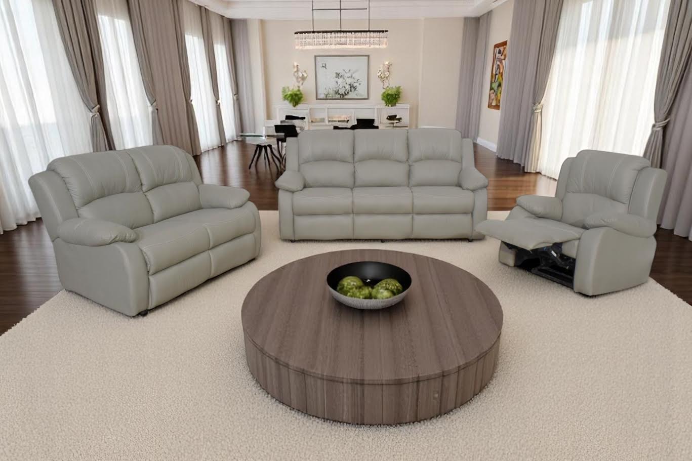 Tempo 3 Piece 1 Action Recliner Lounge Suite