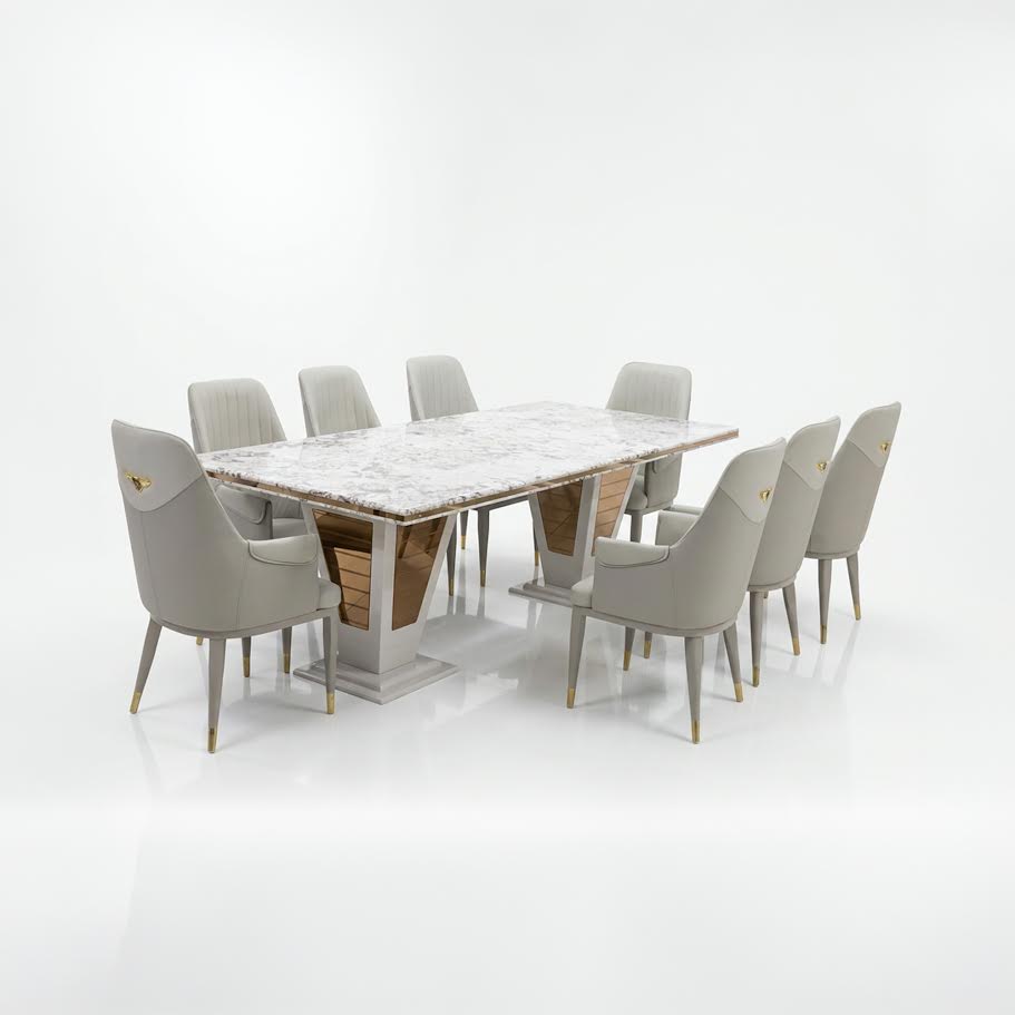CA Bentley Inspired 9 Piece Dining Suite