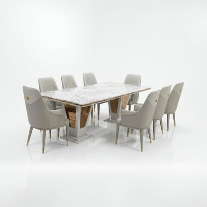 CA Bentley Inspired 9 Piece Dining Suite