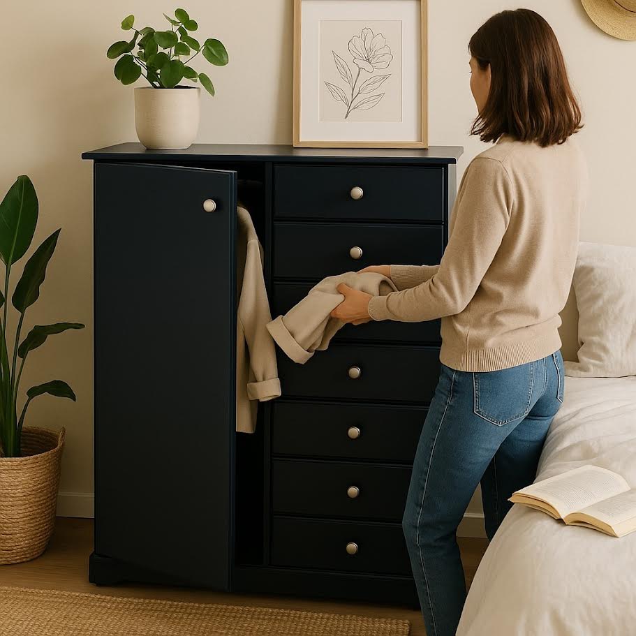 Vicci Chest of Drawers Black