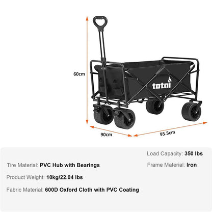 Totai Compact Folding Camping Cart Utility Wagon