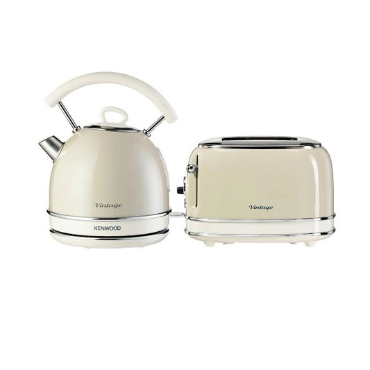 Kenwood Vintage Kettle & Toaster Breakfast Pack Cream