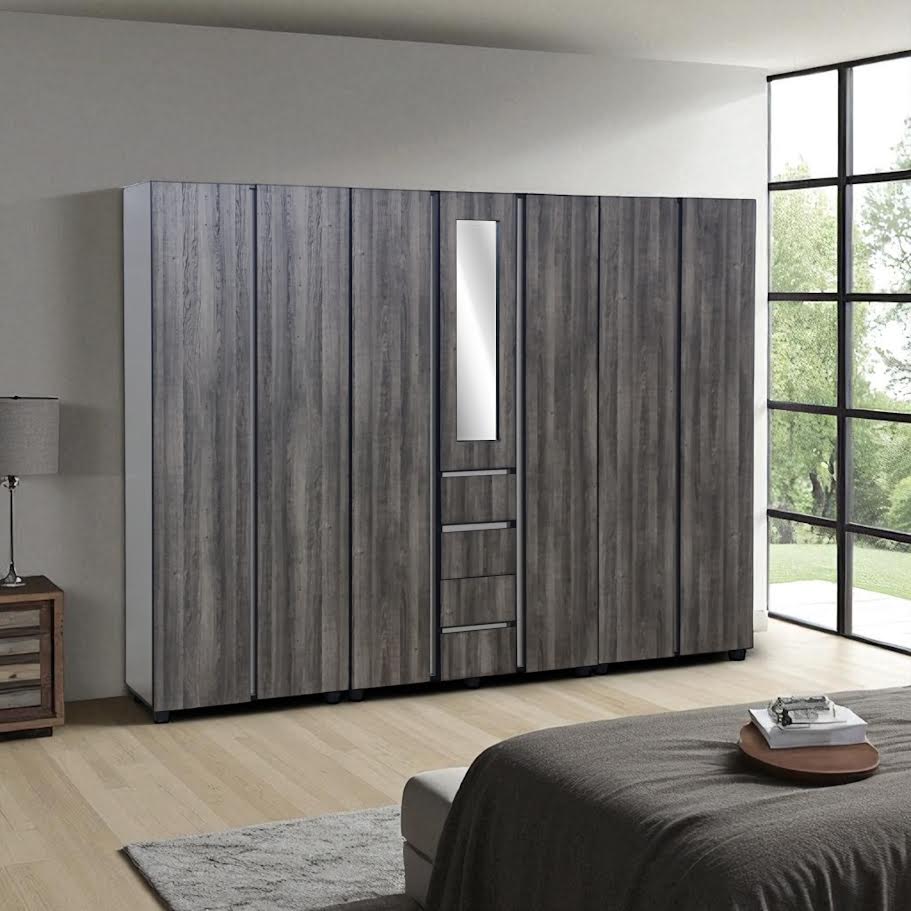 Oliver Space Saver 6 Door Wardrobe