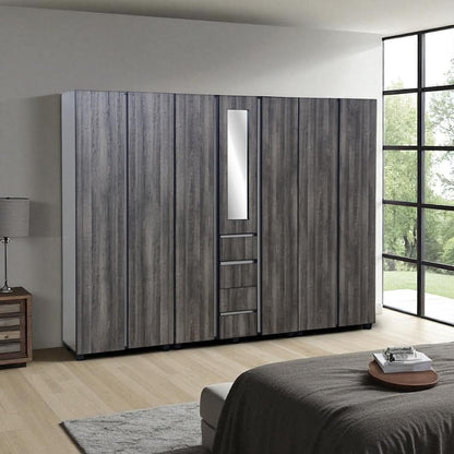 Oliver Space Saver 6 Door Wardrobe