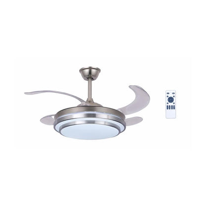 Retractable Ceiling Fan with LED Light  - Medium