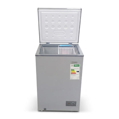 Univa 98Lt Chest Freezer Metallic UCF120M