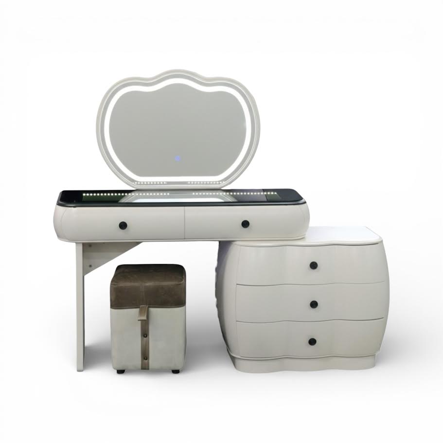 Dresser Table  with Cloud Mirror  CA0712