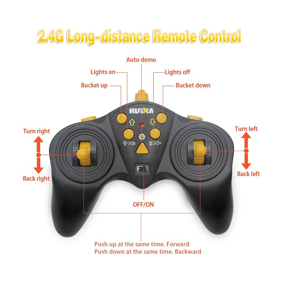 RC Grader/Tractor With Moving Arm