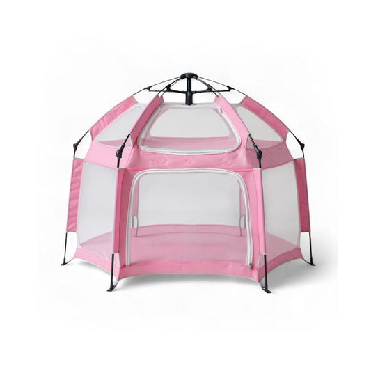 Foldable Baby Playpen - Pink