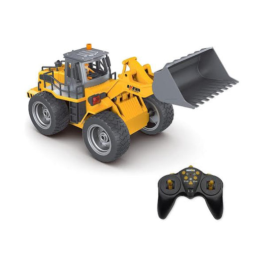 RC Bulldozer With Moving Arm Orange & Black