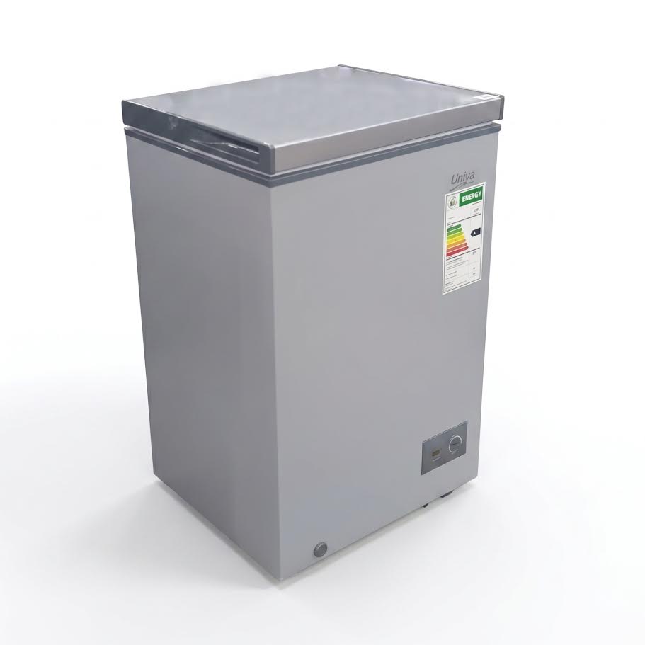 Univa 98Lt Chest Freezer Metallic UCF120M
