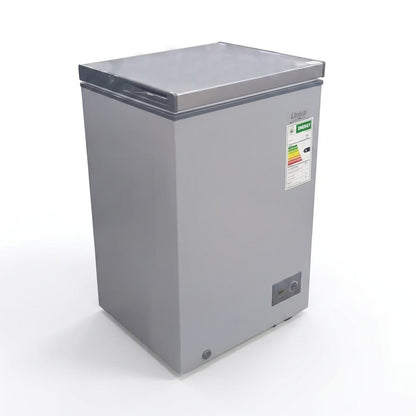 Univa 98Lt Chest Freezer Metallic UCF120M