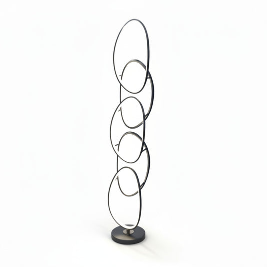 Chain Design LED Floor Lamp Black
