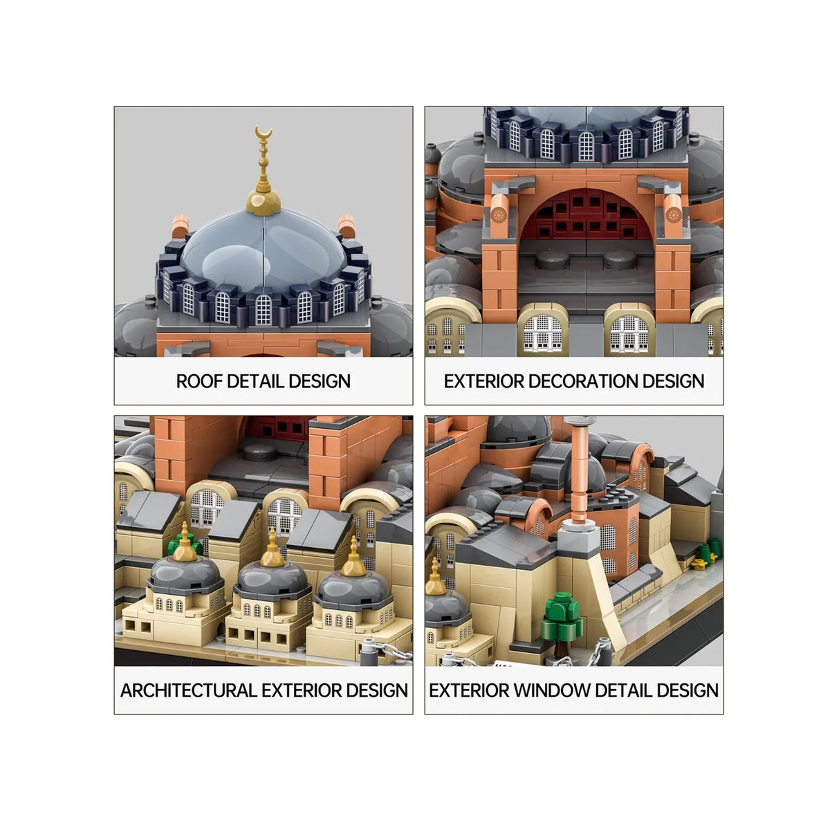 Wange Hagia Sophia 1434 Piece Building Block Set