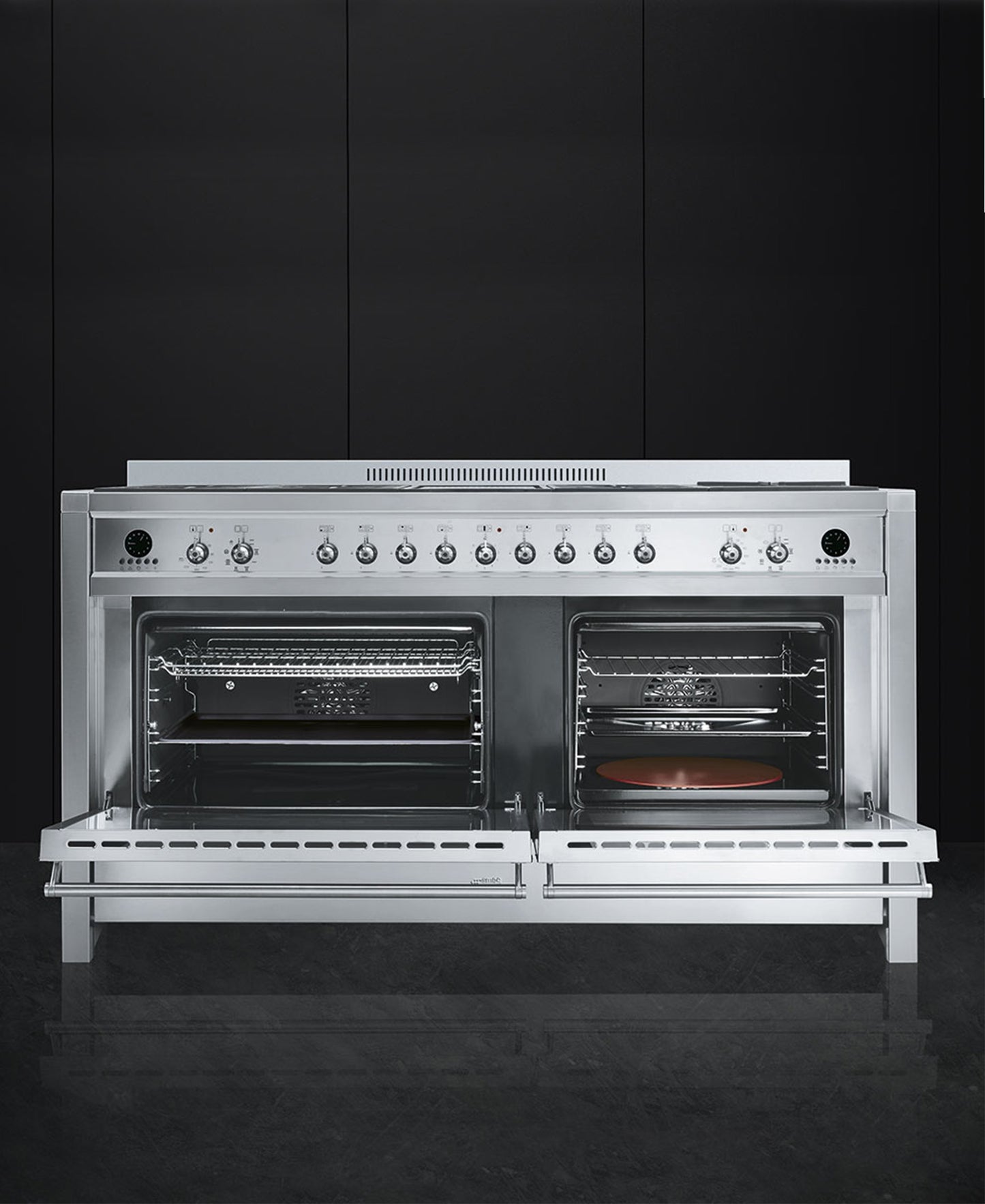 Smeg Opera Gas Electric Range Cooker - Stainless Steel