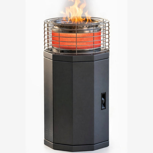 Totai Compact Radiant Flame Outdoor Heater - 16/DK1034