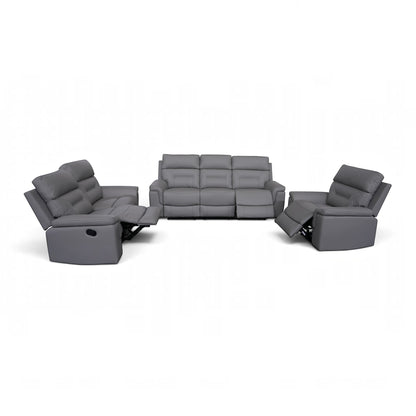 Sorrento 3.2.1 Recliner Lounge Suite - Light Grey