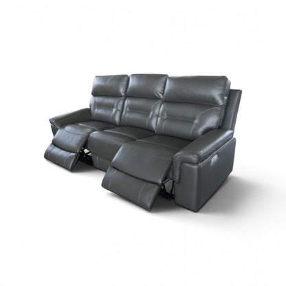 Ravello 3.2.1 Electric Recliner Lounge Suite with USB - Charcoal