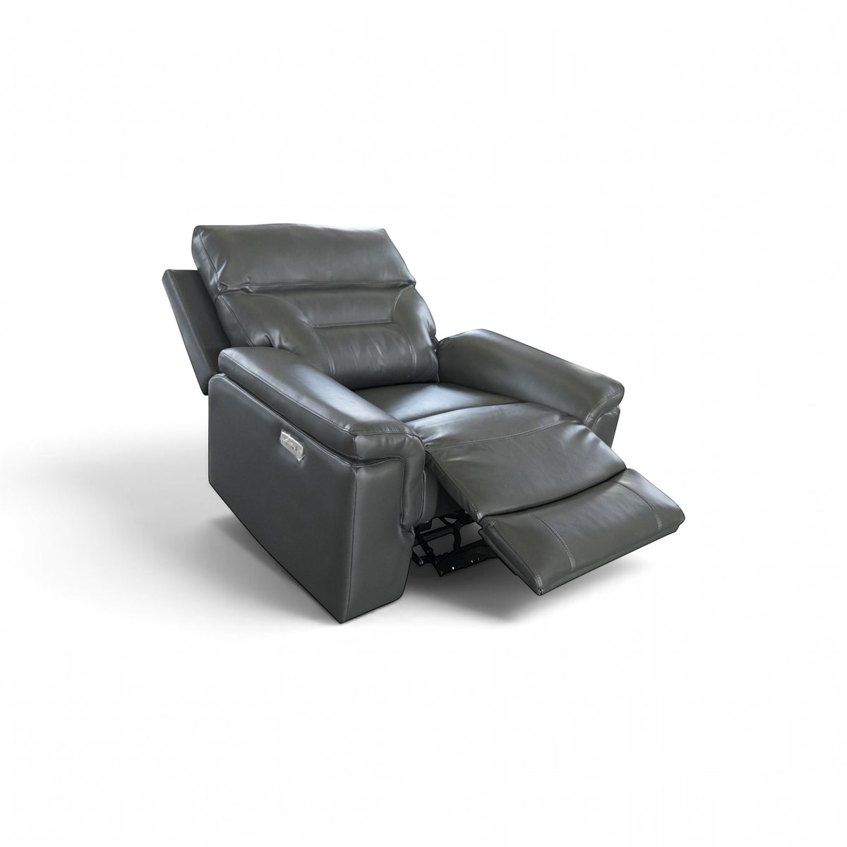 Ravello 3.2.1 Electric Recliner Lounge Suite with USB - Charcoal